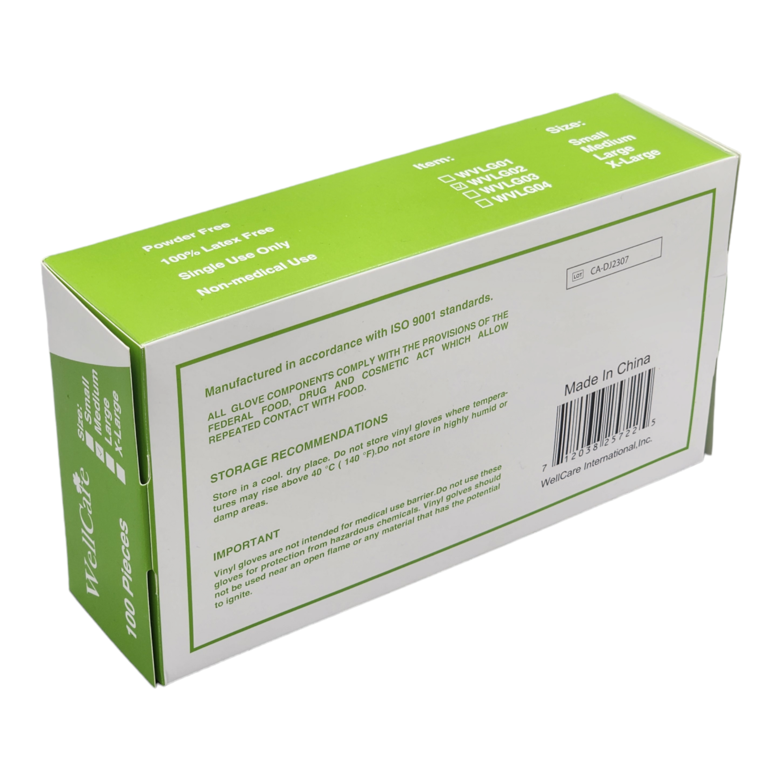 Gloves Powder Free Clear